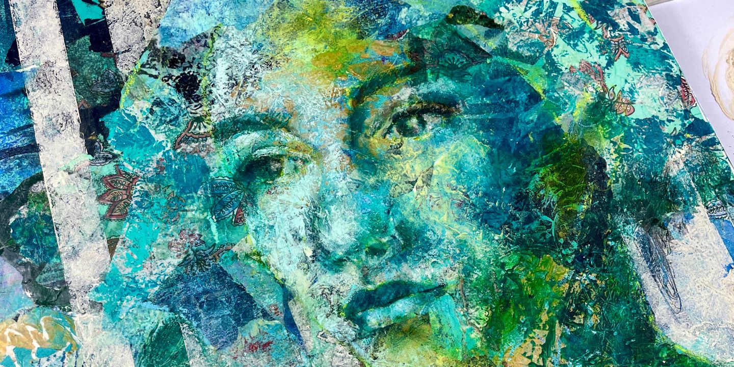 TEXTURED COLDWAX PORTRAITS - OILS AND ACRYLICS